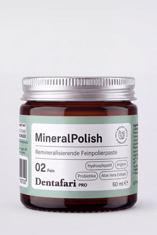 Dentafari Pro MineralPolish 2, Polierpaste im Tiegel von vorn