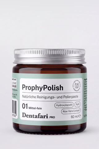 Dentafari Pro ProphyPolish 1, Polierpaste im Tiegel von vorn